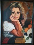 Oil Painting ~ Sophia Loren - Sticks And Stones Antiquity - Paintings &  Prints, People & Figures, Celebrity, Actresses - ArtPal