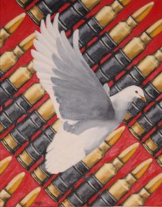Peace escaping war.