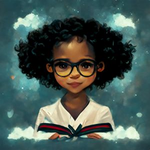 A Charming little girl - African American Art - Paintings & Prints