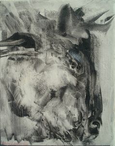 Farm Animals-Bull's portrait a