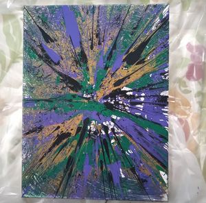12x16 Canvas Spin Art - Delirium - SpinXartistry - Paintings & Prints,  Abstract, Movement - ArtPal