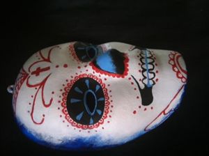 Sugar skull mask
