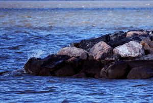 River Rocks Making a Splash