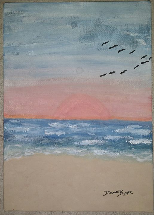 Peaceful Beach Mini - Dawn Byer