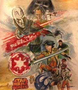 Star Wars  Rebels Fan Art by Drew No
