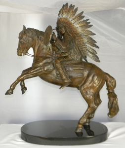 War Chief - Native American Bronzes