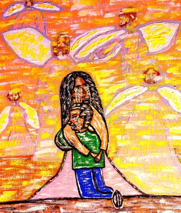 "Lord Have Mercy" JonteTheArtist Paintings & Prints, Religion