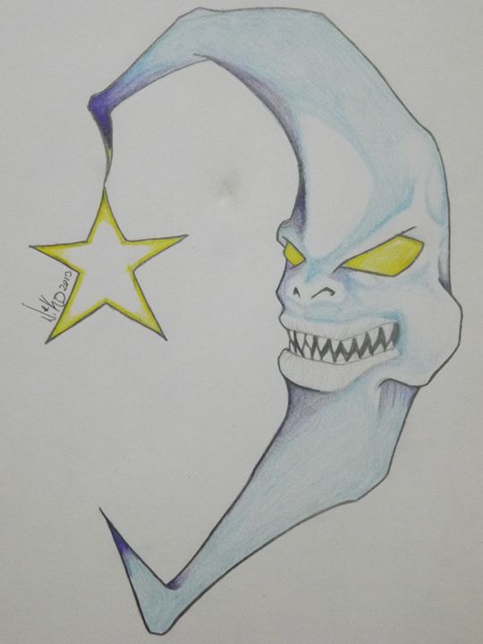 The Undaunted Moon - Poor kidz design - Drawings & Illustration ...