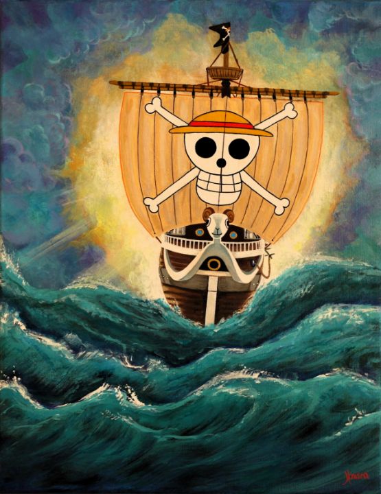 Going Merry ship from One Piece anime, front view, Taken at…, merry one  piece anime