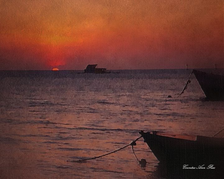 Sunset On The Water - Art Creations By Ann Price