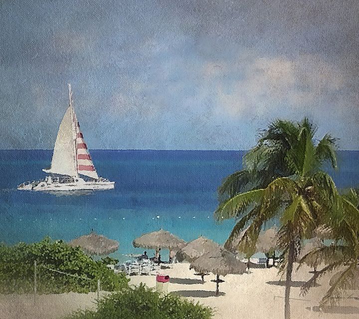 Watching the Sailboat - Art Creations By Ann Price