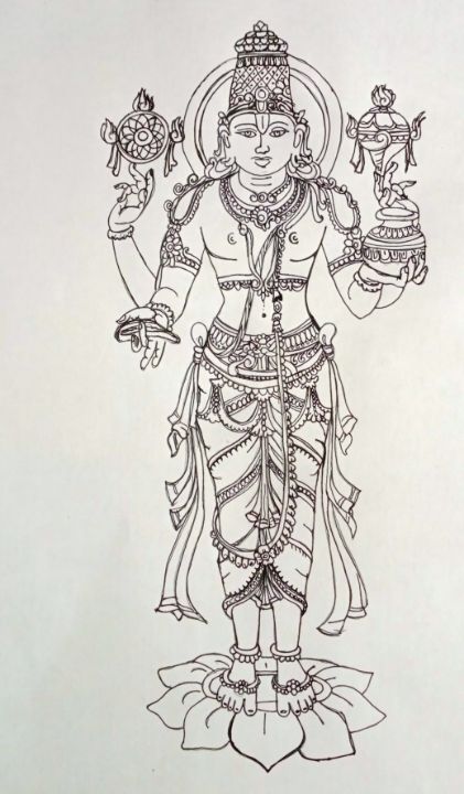 Hindu Gods Coloring Pages