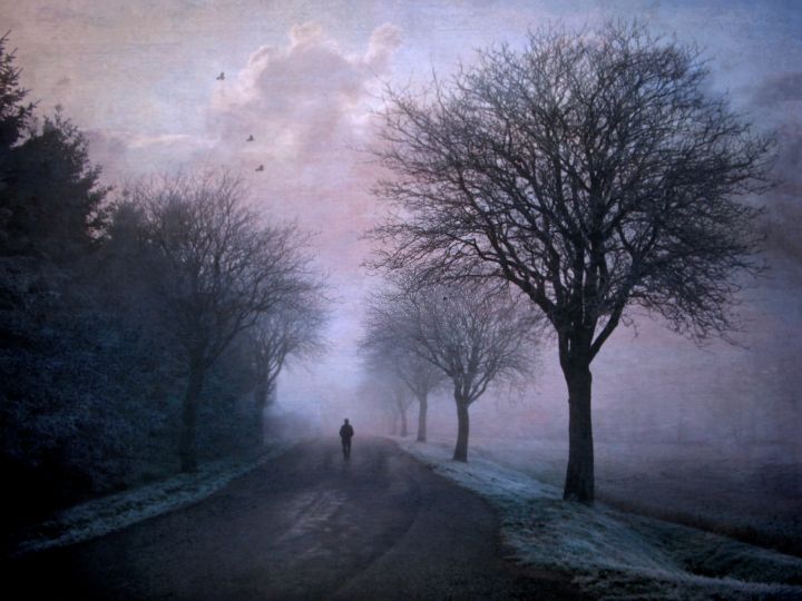 A Winter's Stroll - Susan Maxwell Schmidt | Art on the Edge
