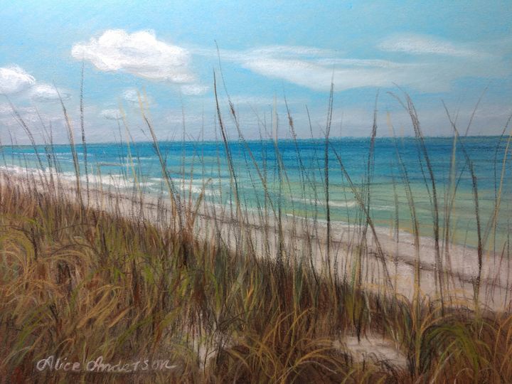Sea Grasses on Indian Shores - Alice Artist Studio