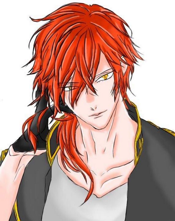 Red haired guy - Loli Yuki - Paintings & Prints, People & Figures,  Animation, Anime, & Comics, Anime - ArtPal