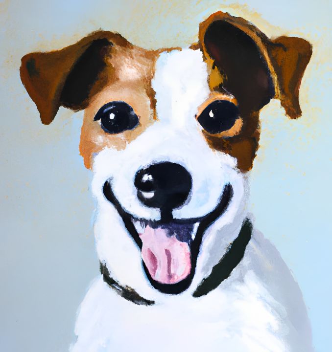 Jack Russel Terrier in it's prime - UniqueArtistryPlace