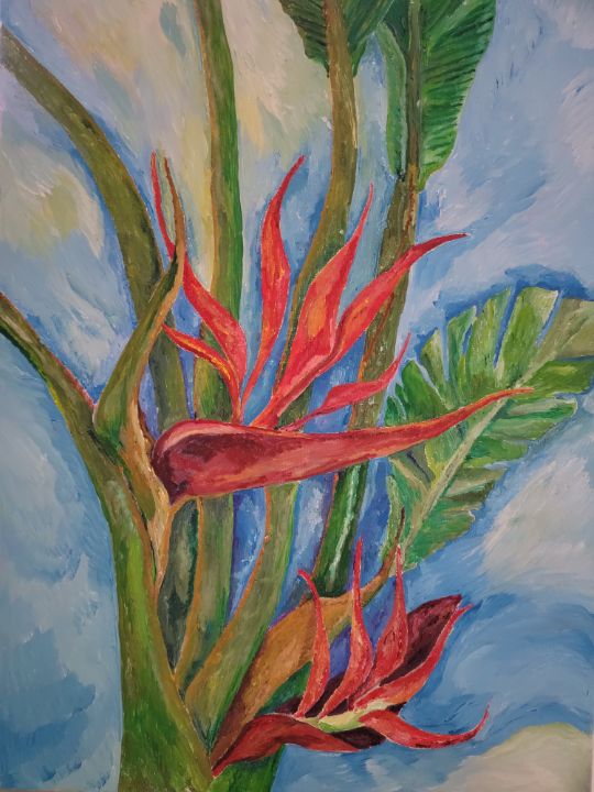 Travelers Palm Flower - Billy's Artwork