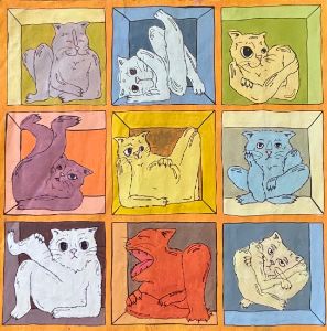 Dmb Cat Art by Myleigh - Drawings & Illustration, Paintings & Prints