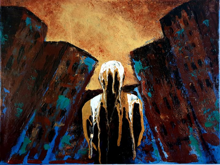 Collapse of the Illusion System - leezee's - Paintings & Prints