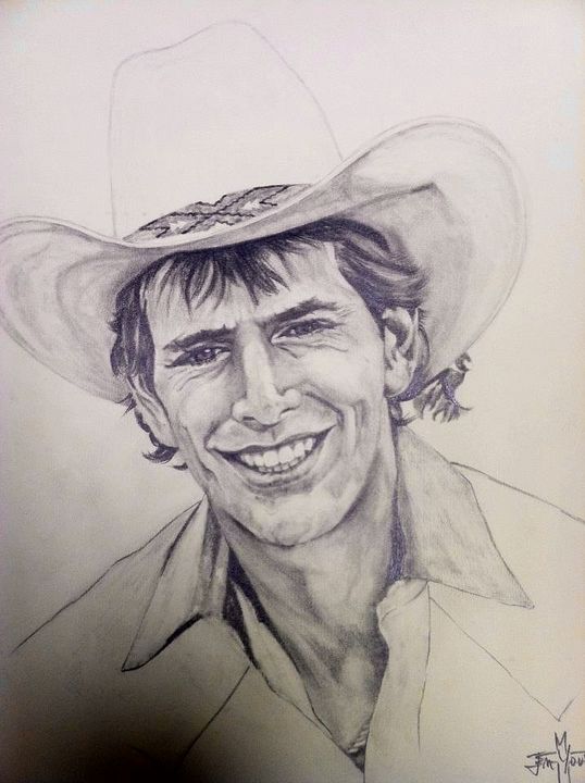 lane frost bull riding drawings