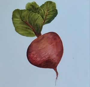 Beetroot Painting