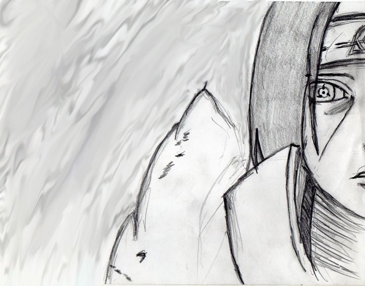 sasuke vs naruto drawings in pencil