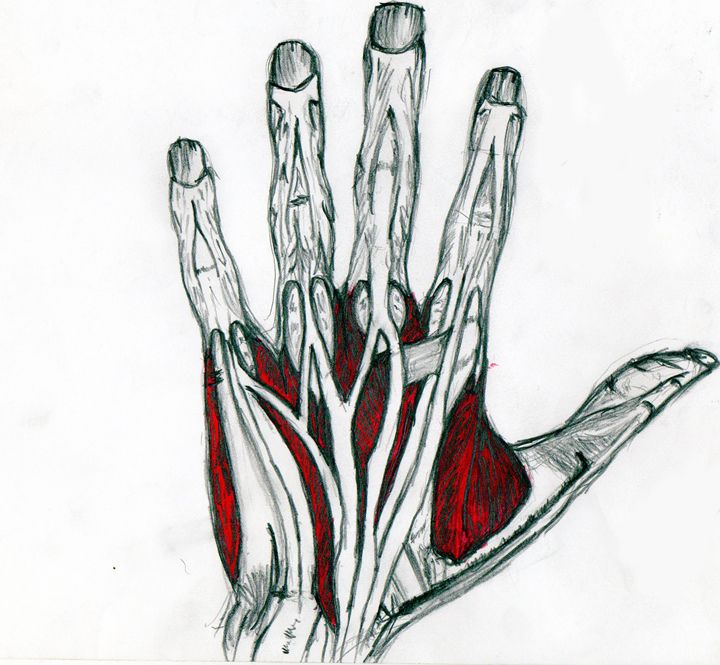 My Naked Left Hand. - My Art - F.M