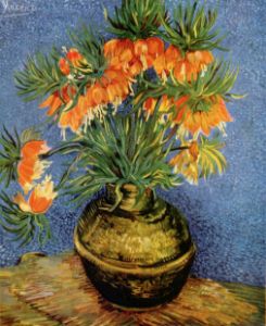 Flower oil painting