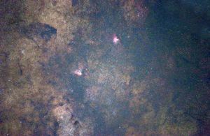 Milky Way Eagle and Omega Nebula - 4 AM Photography