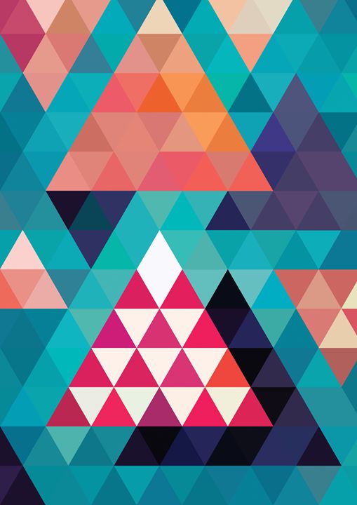 Abstract Triangles - Magic Frames