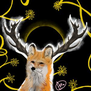 Cute autumn Fox, fall season fox - IslaNovella - Digital Art, Animals,  Birds, & Fish, Fox - ArtPal