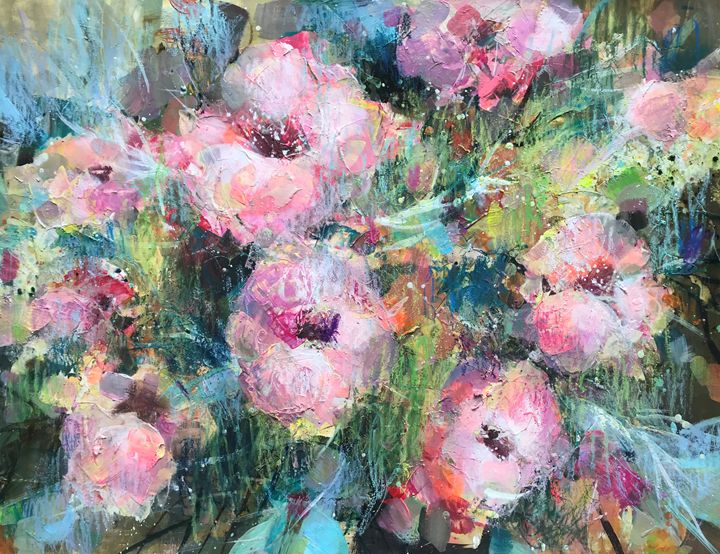 Heaven Bloom - Tatiana Vassi - Paintings & Prints, Flowers, Plants ...