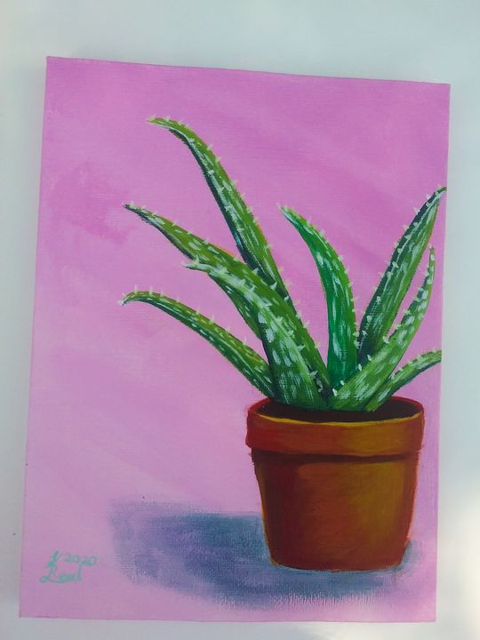 Aloe there - Art By Katherine - Paintings & Prints, Flowers, Plants, &  Trees, Plants, Cactus & Cacti - ArtPal