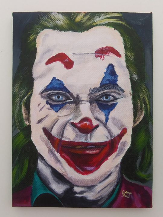 Joker Inspired Jason Voorhees Custom Hand Painted Mask HIGH QUALITY ART