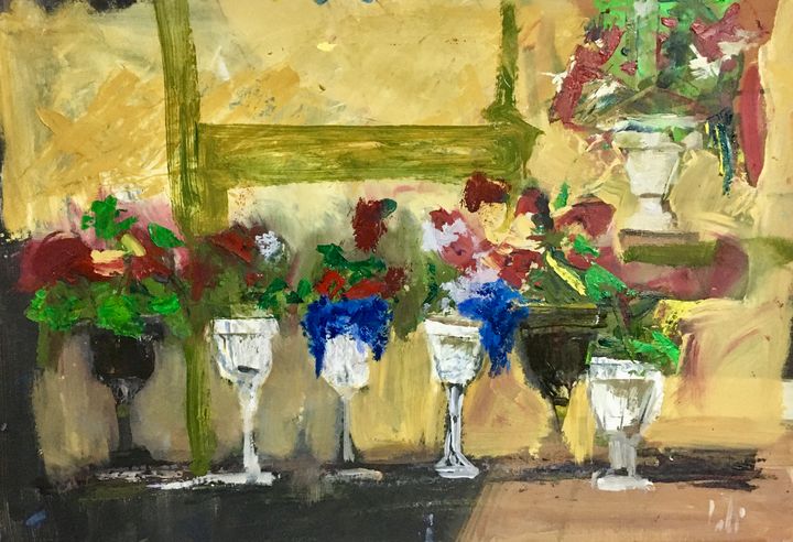 Flowers in pot - Laura Stanca