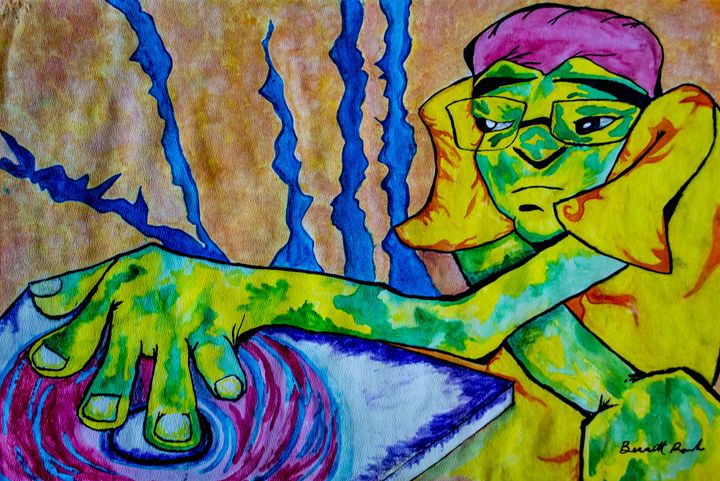 Funky Dj - Bennett Rambo - Paintings & Prints, Entertainment, Music ...