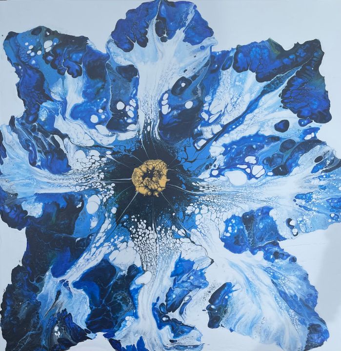 Blue Star Bloom - Pour Productions & The Pour Art Initiative