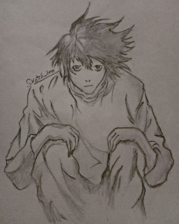 Pin by Renata on Arte | Death note fanart, Anime drawings, Cool drawings