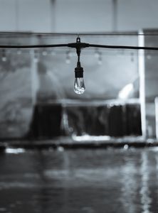 Monochrome Light Bulb at Bricktown