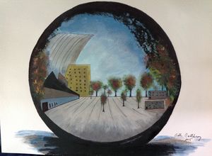 City in a Glass Globe