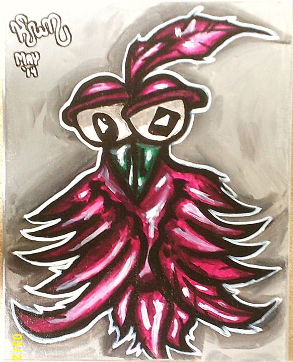 big-eyed bird - kwn