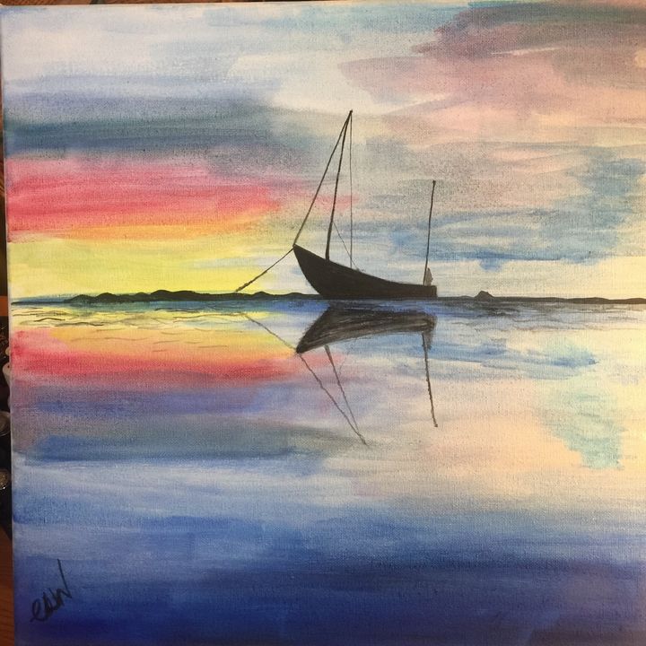 still water painting