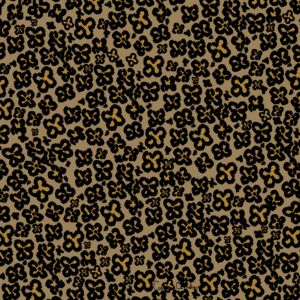 Shamrock Shaped Leopard Print in Nat - ButterflyInTheAttic