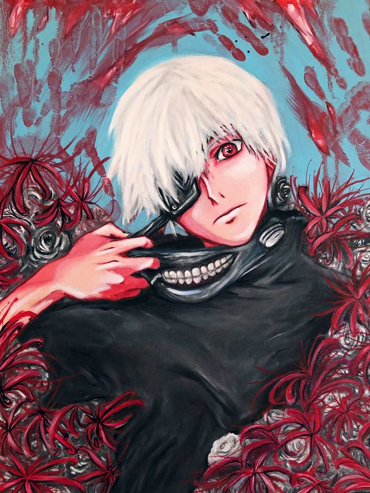 Kaneki Katie Skye Paintings Prints Entertainment Television Anime Artpal