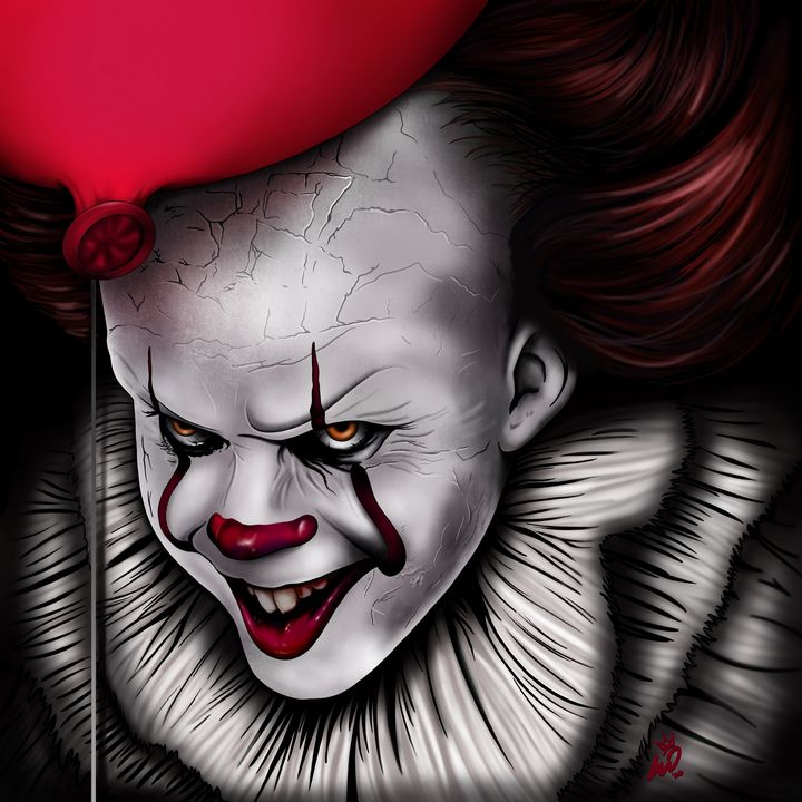 Pennywise Drawing - adrian.drawings - Drawings & Illustration,  Entertainment, Movies, Horror Movies - ArtPal