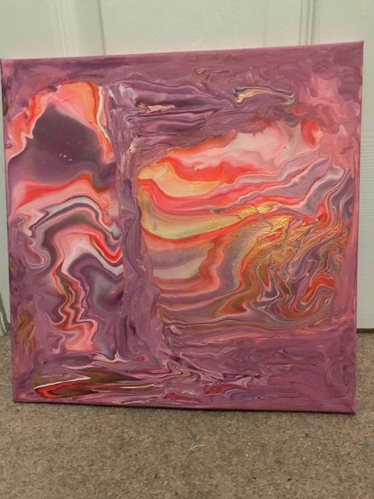 Purple And Pink Waves - Max Powers