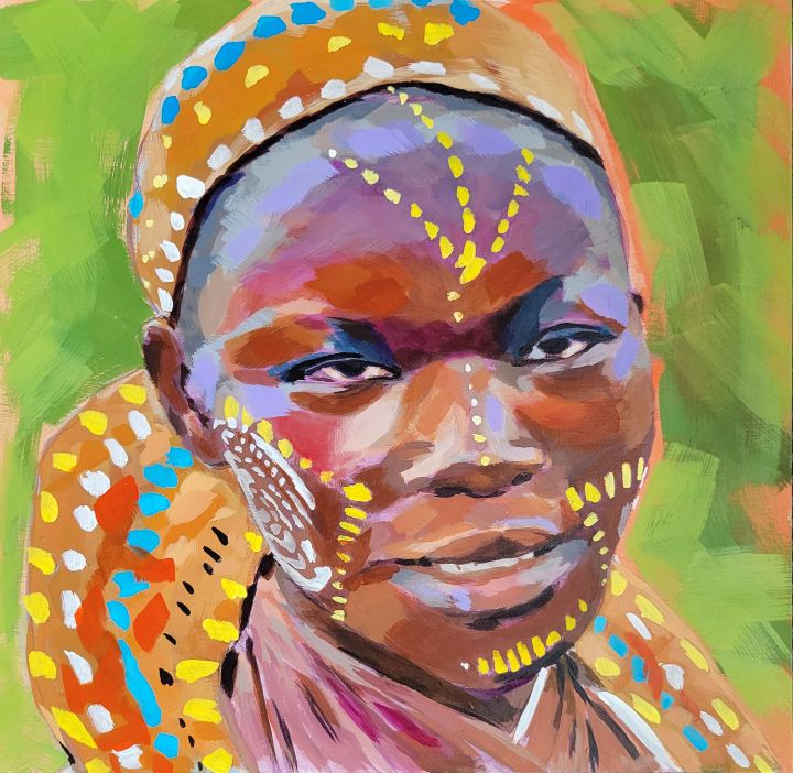 Woman from Kenya - JLS Gallery - Paintings & Prints, People & Figures ...