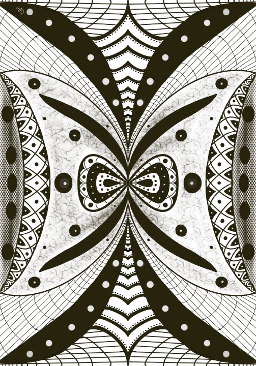 Symmetry in Black and White - C Reeves