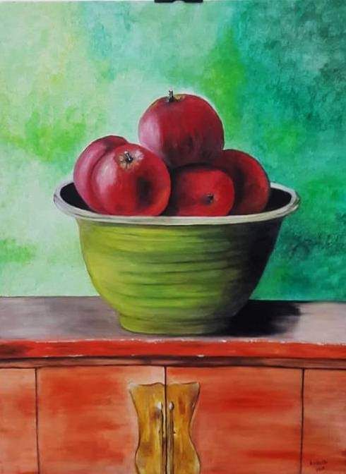 Apples in a bowl - Isabelle Ri