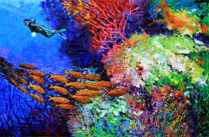 A Flash of Life and Color - Paintings by John Lautermilch